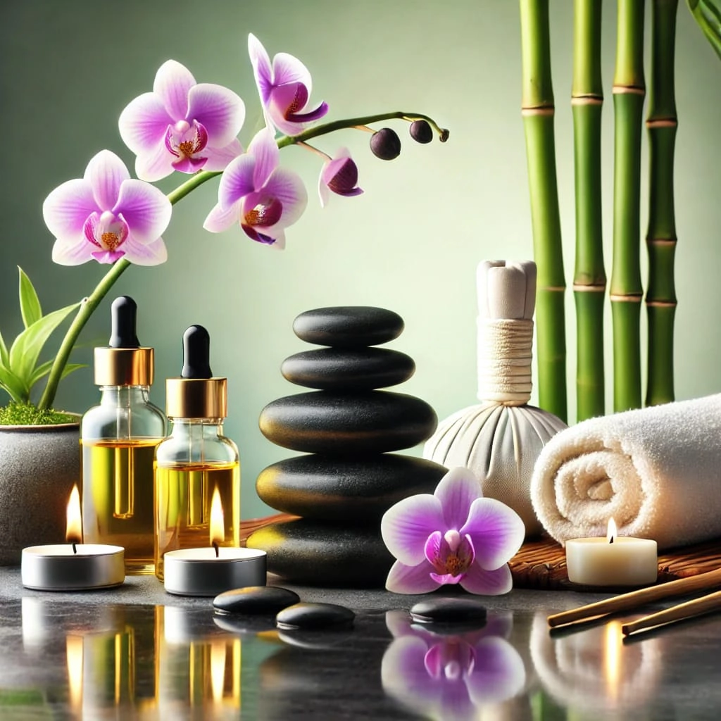 Oils and other massage paraphernalia